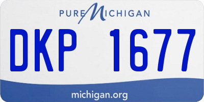 MI license plate DKP1677