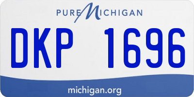 MI license plate DKP1696