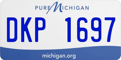 MI license plate DKP1697
