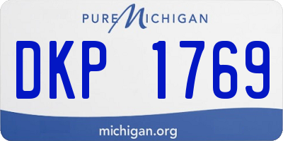 MI license plate DKP1769