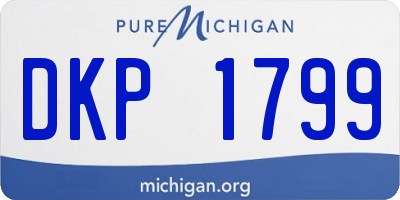 MI license plate DKP1799