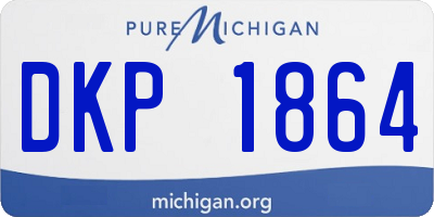 MI license plate DKP1864