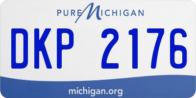 MI license plate DKP2176