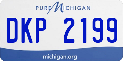 MI license plate DKP2199