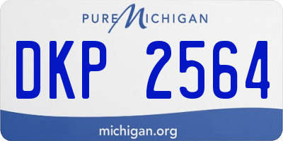 MI license plate DKP2564
