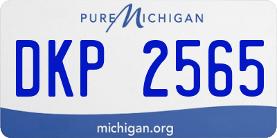 MI license plate DKP2565