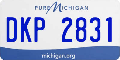 MI license plate DKP2831