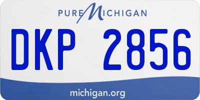 MI license plate DKP2856