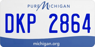 MI license plate DKP2864