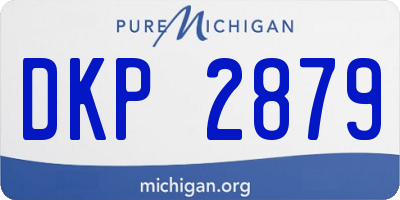 MI license plate DKP2879