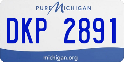 MI license plate DKP2891