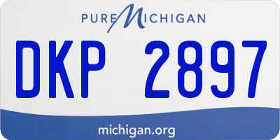 MI license plate DKP2897