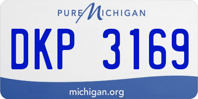 MI license plate DKP3169