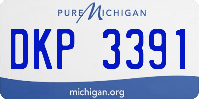 MI license plate DKP3391