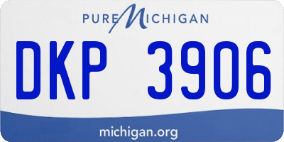 MI license plate DKP3906