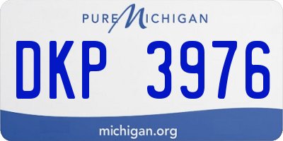 MI license plate DKP3976