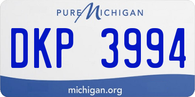 MI license plate DKP3994