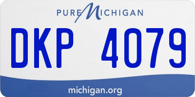 MI license plate DKP4079