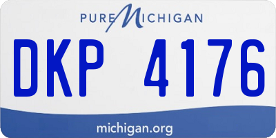 MI license plate DKP4176