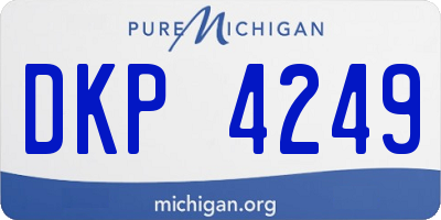 MI license plate DKP4249