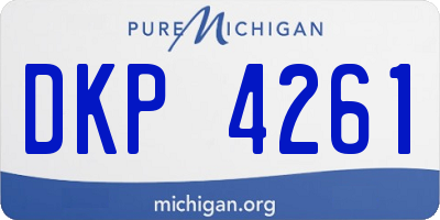 MI license plate DKP4261