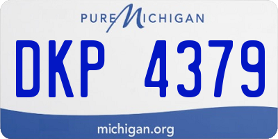 MI license plate DKP4379