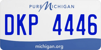 MI license plate DKP4446