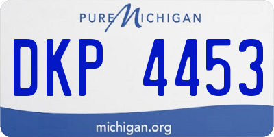 MI license plate DKP4453