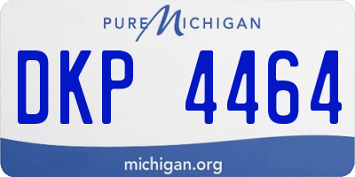 MI license plate DKP4464
