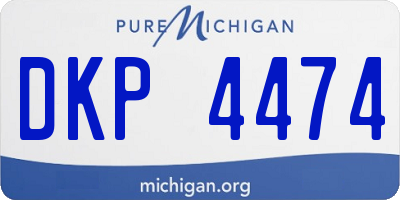 MI license plate DKP4474