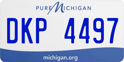 MI license plate DKP4497