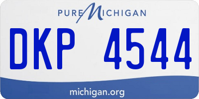 MI license plate DKP4544