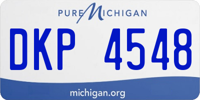 MI license plate DKP4548