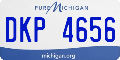 MI license plate DKP4656