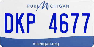 MI license plate DKP4677
