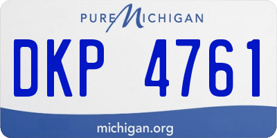 MI license plate DKP4761