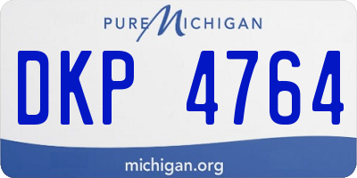 MI license plate DKP4764