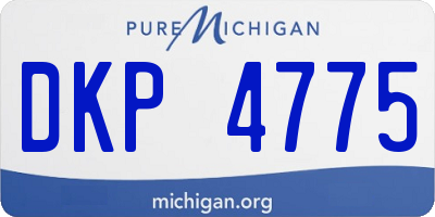 MI license plate DKP4775