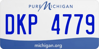 MI license plate DKP4779