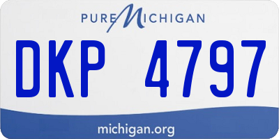 MI license plate DKP4797