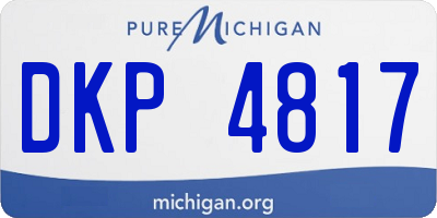MI license plate DKP4817