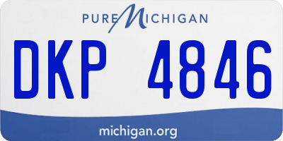 MI license plate DKP4846