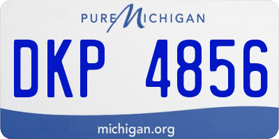 MI license plate DKP4856