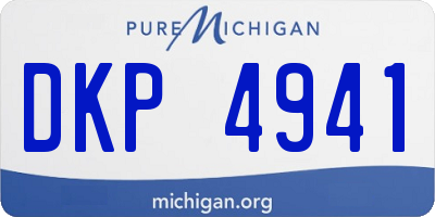 MI license plate DKP4941