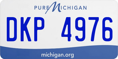 MI license plate DKP4976