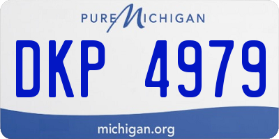 MI license plate DKP4979