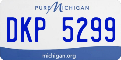 MI license plate DKP5299