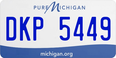 MI license plate DKP5449