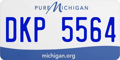 MI license plate DKP5564