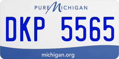 MI license plate DKP5565